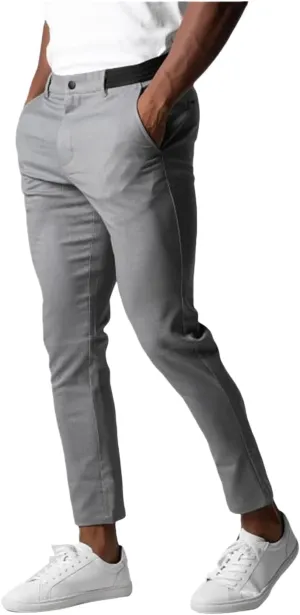 Active Chinos Pants for Men, Elasticity Slim Fit Pants Pants for Men,Slim fit Dress Pants for Men