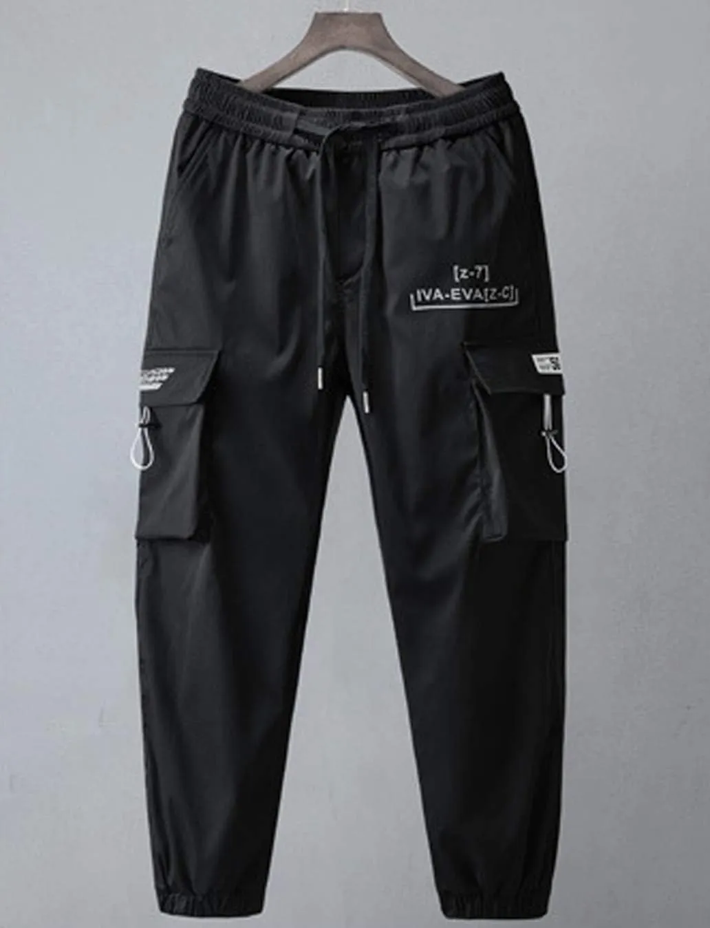 Astellarie Mens Jogger Pants Techwear Hip Hop Punk Harem Cargo Jogger Pant Streetwear Tactical Track Pants with Pocket