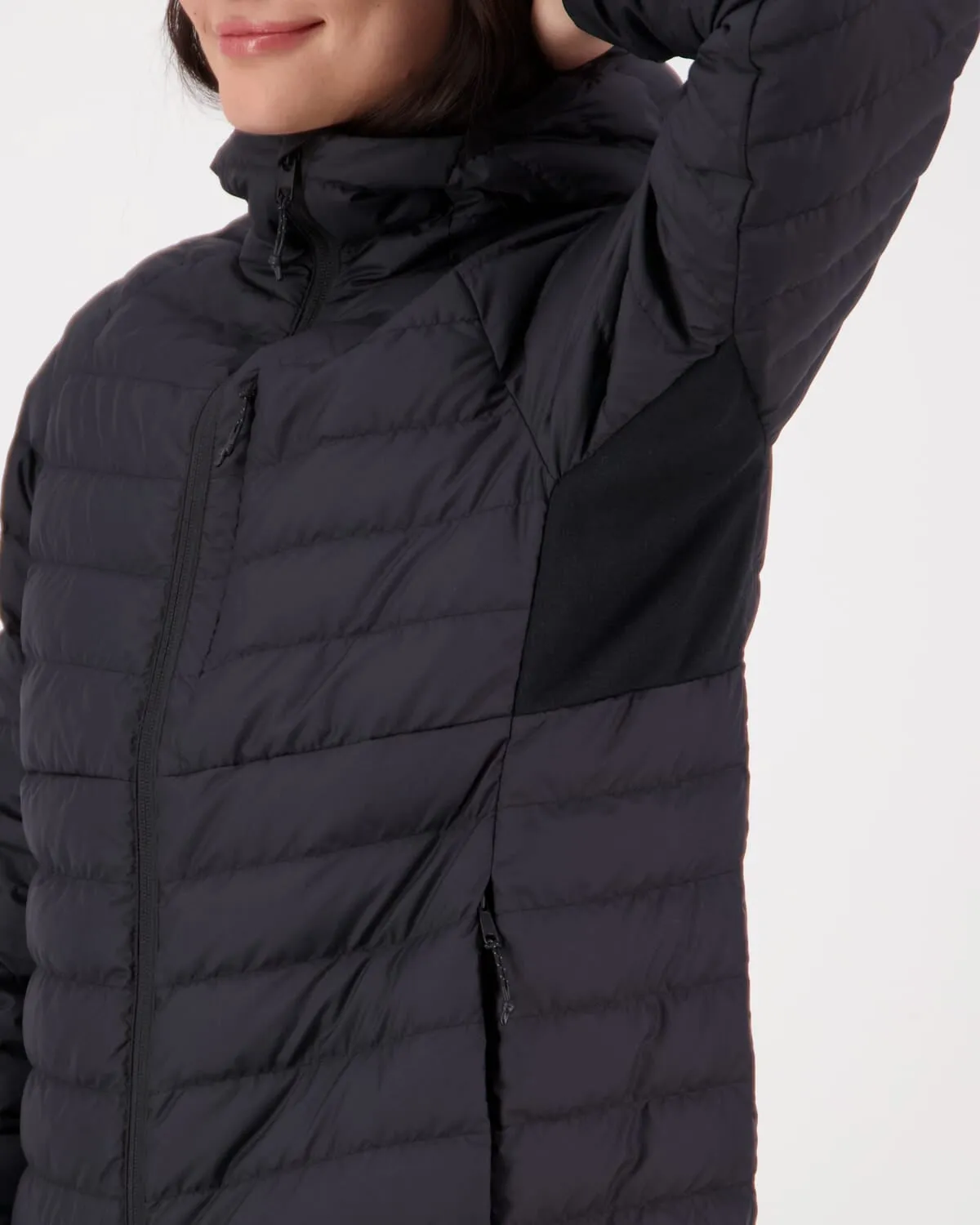 Atmos Wool x Down Insulation Hood - Black