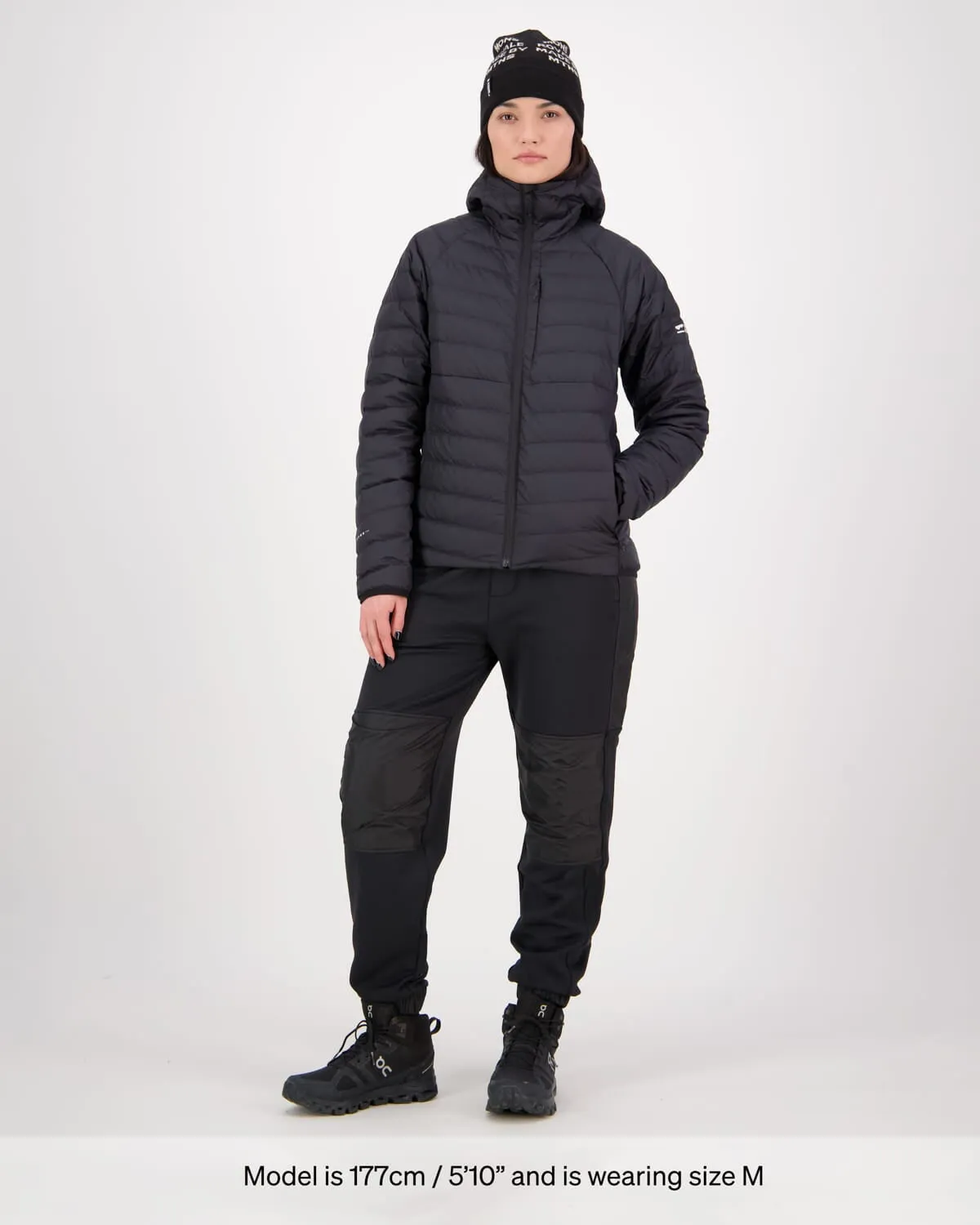 Atmos Wool x Down Insulation Hood - Black