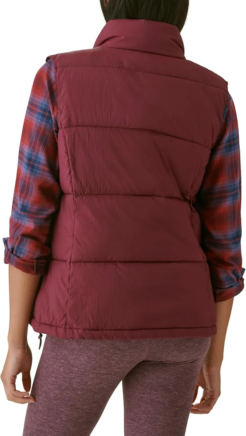 BASS OUTDOOR Womens Puffer Vest  Quilted Gilet with Front Zipper