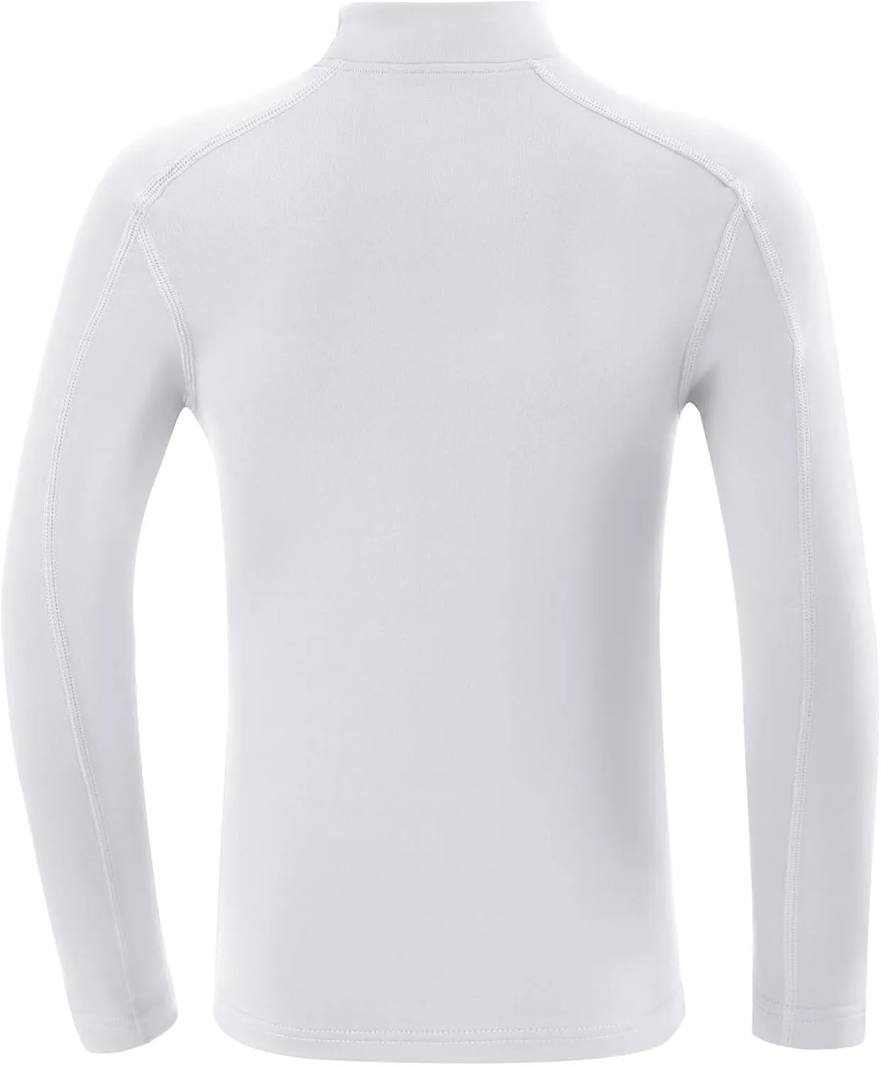 Blueleaf Youth Boys' Thermal Compression Shirt Mock Neck Long Sleeve Fleece Lined Base Layer Football Baseball Undershirt