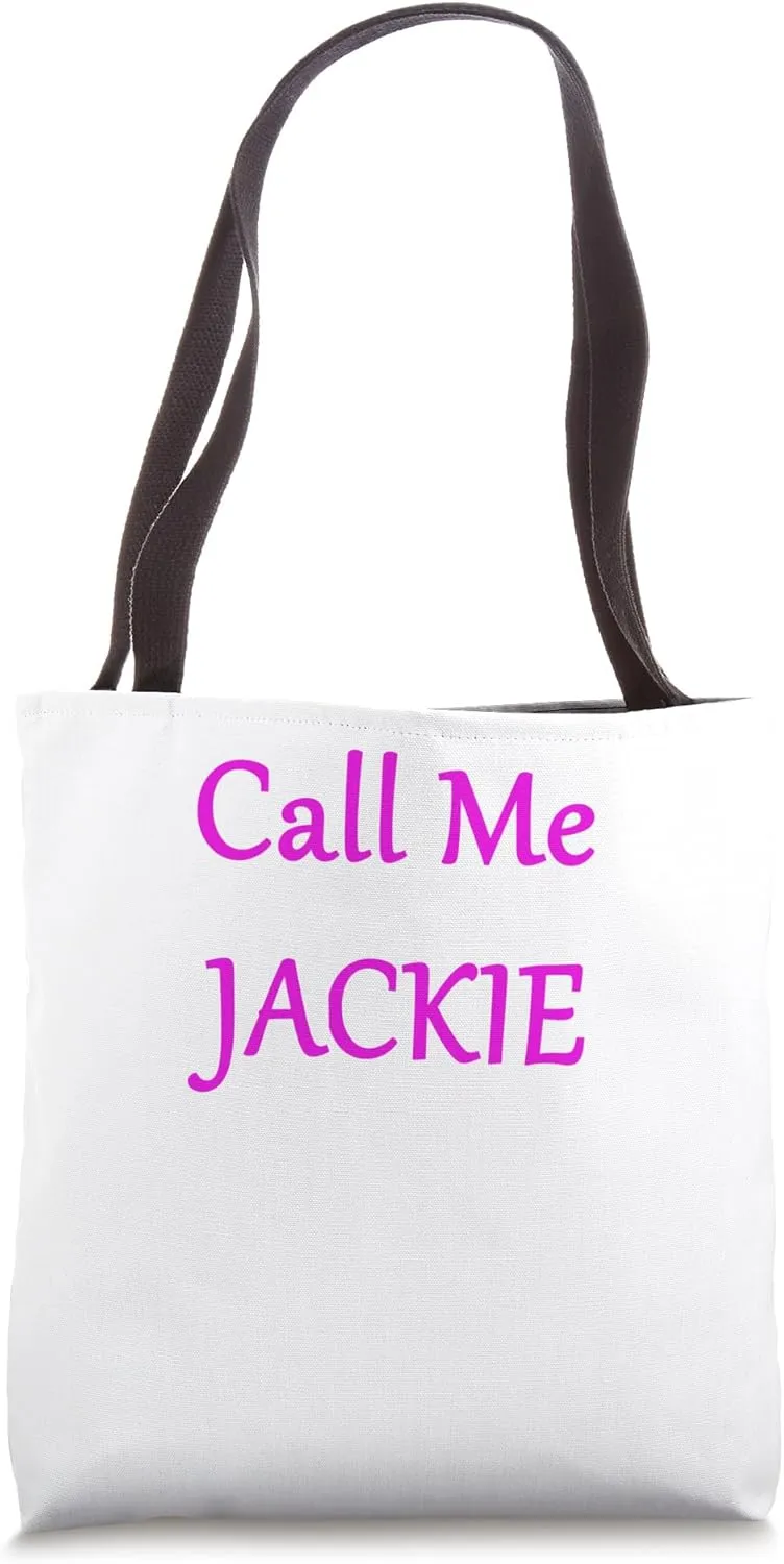 Call Me Jackie Tote Bag