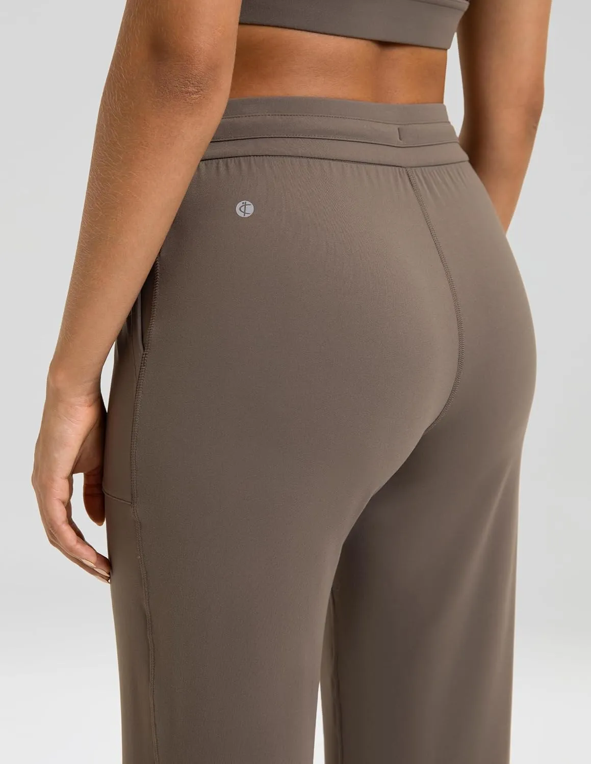 Colorfulkoala Dreamlux Wide Leg Sweatpants Women Lounge Flared Jogger Pants Baggy Sweatpants with Pockets