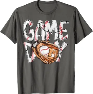 Cute Game Day Baseball Softball Heart Love Mom Life of Both T-Shirt