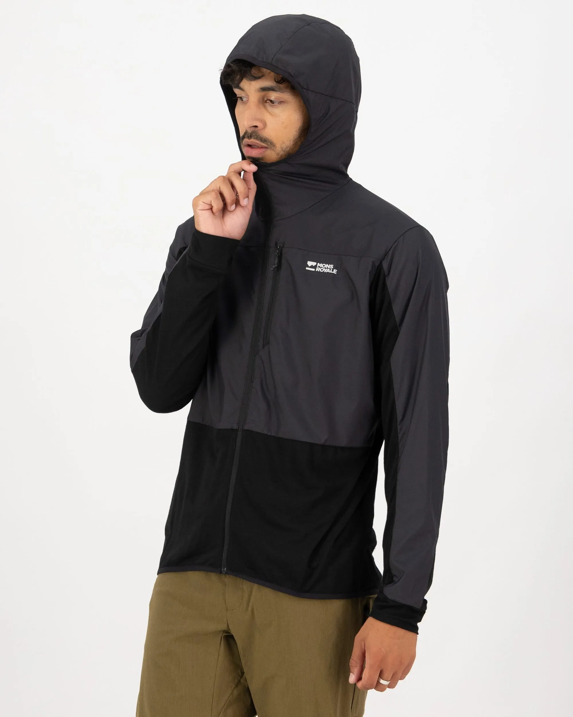 Diversion Merino Wind Jacket - Black