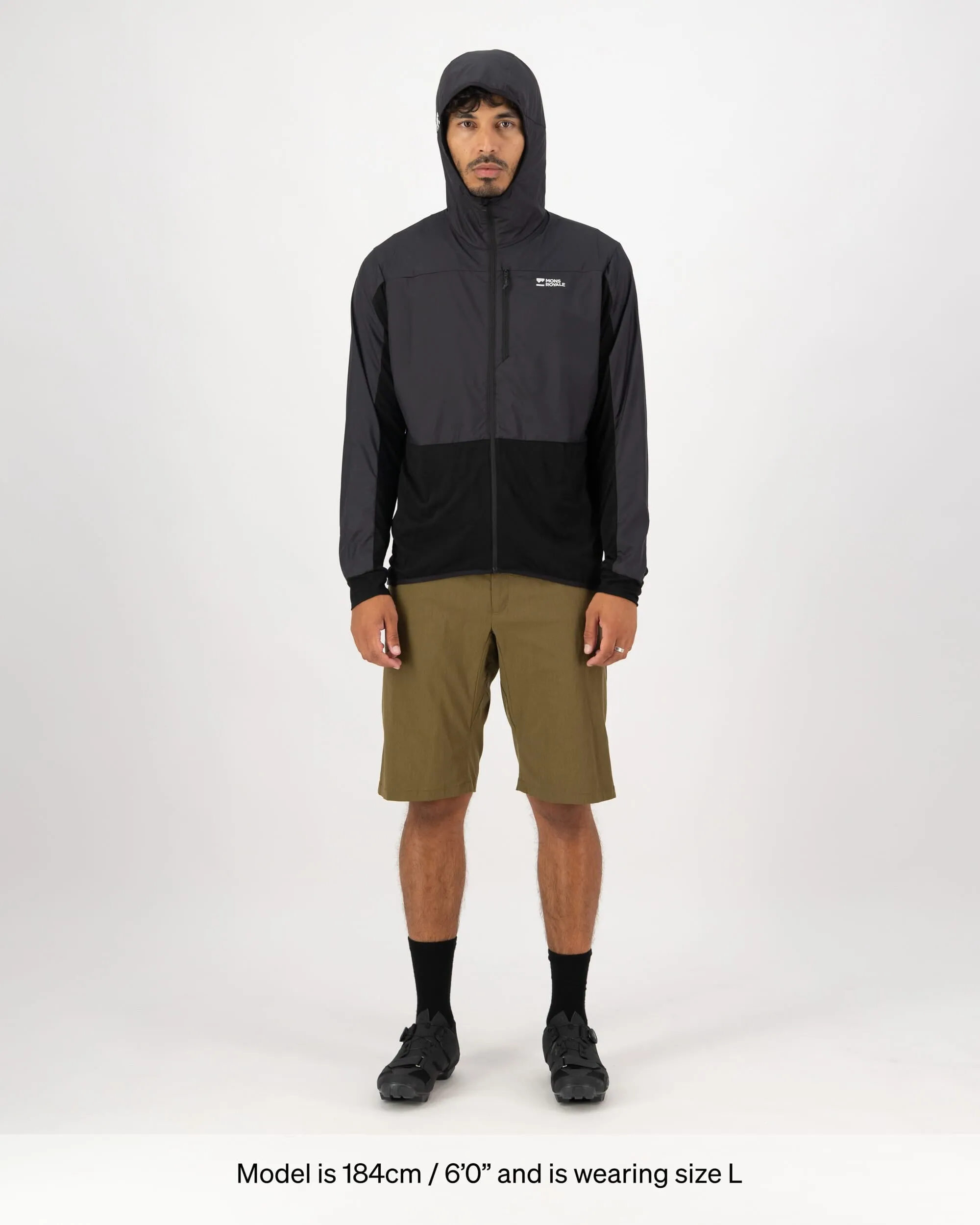 Diversion Merino Wind Jacket - Black