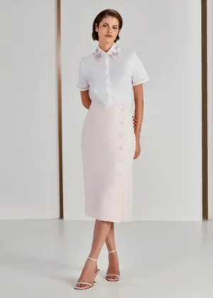 Embroidered Collar Shirt