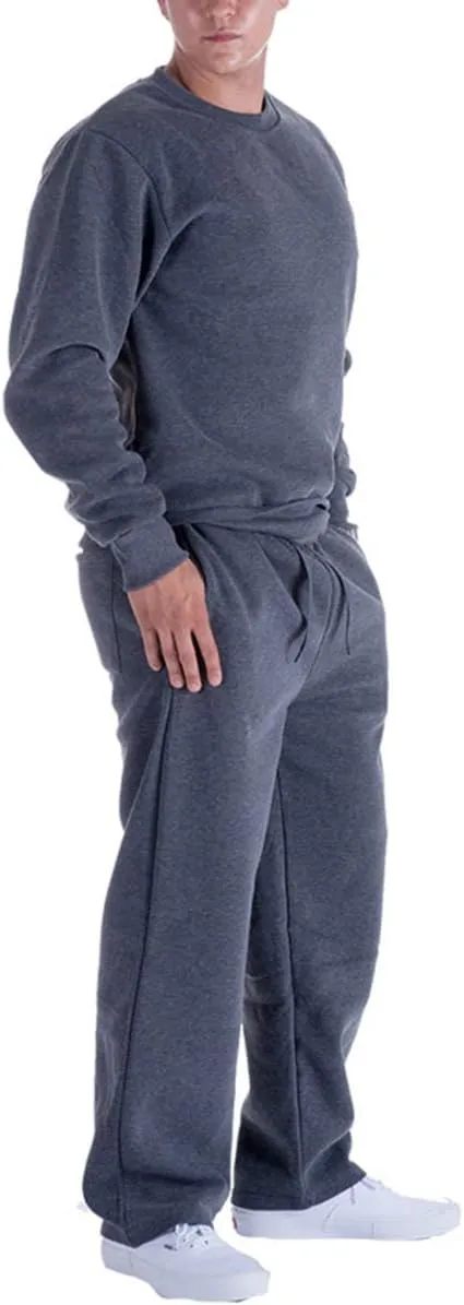 Facitisu Mens Active Fleece Athletic Sweatpant Basic Running Drawstring Workout Sweat Pants