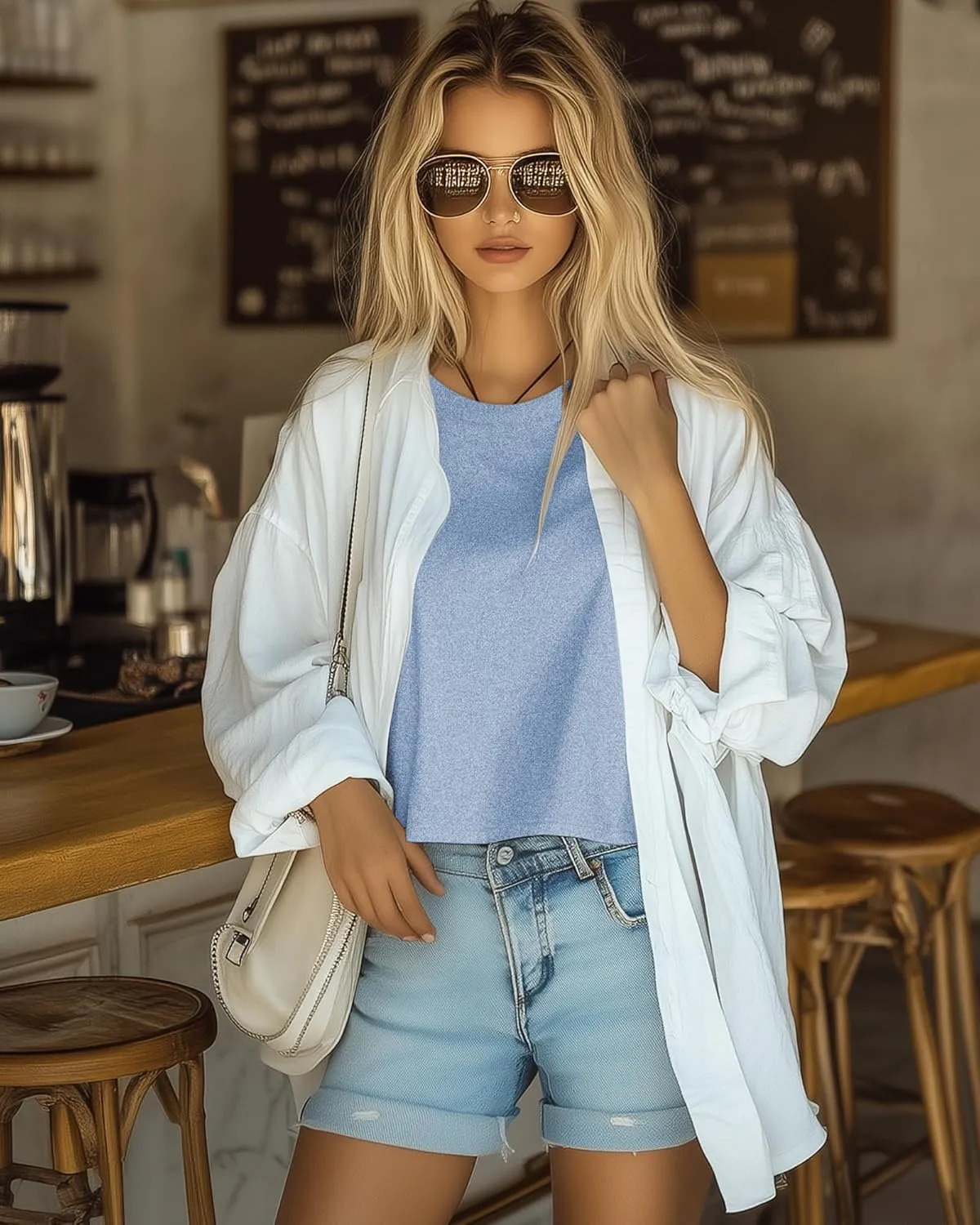 Ficerd 3 Pack Women Crop Tops Half Sleeve Cropped T Shirts Casual Crew Neck Drop Shoulder Loose Summer Solid Color