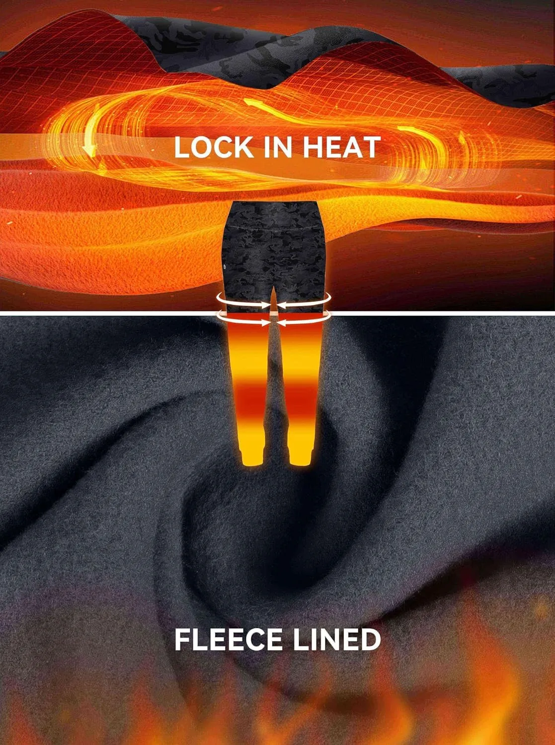 G Gradual Women's Fleece Lined Joggers High Waisted Water Resistant Thermal Hiking Pants Cold Weather Sweatpants with Pockets