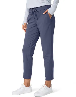 G Gradual Women's Pants with Deep Pockets 7/8 Stretch Ankle Sweatpants for Golf, Athletic, Lounge, Travel, Work