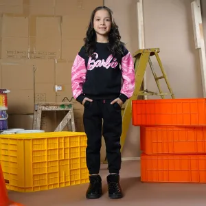 Girls Fleece 2-Piece Suit -BLACK