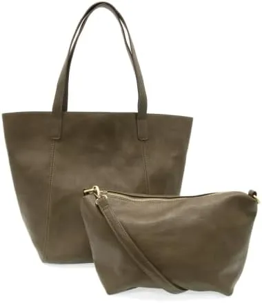 Joy Susan Women's Fashion Purse Vida Carryall Tote (2 in 1) Handbag