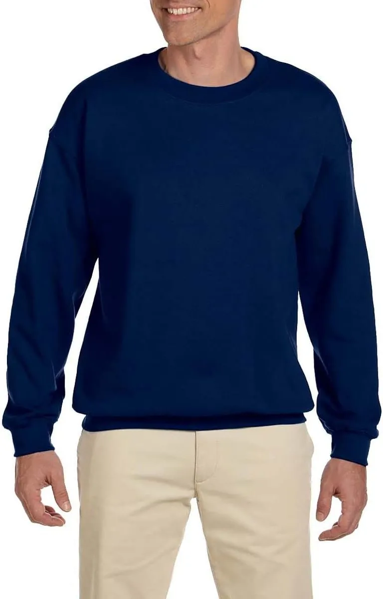 JustBlanks Sweatshirts for Men Fleece Mens Sweatshirt Cotton Blend Mens Crewneck Sweatshirt Regular-Fit Pullover Sweatshirt