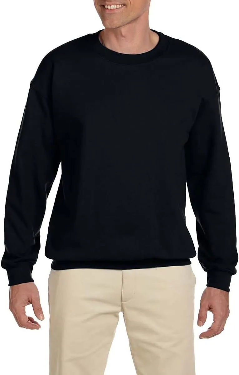 JustBlanks Sweatshirts for Men Fleece Mens Sweatshirt Cotton Blend Mens Crewneck Sweatshirt Regular-Fit Pullover Sweatshirt