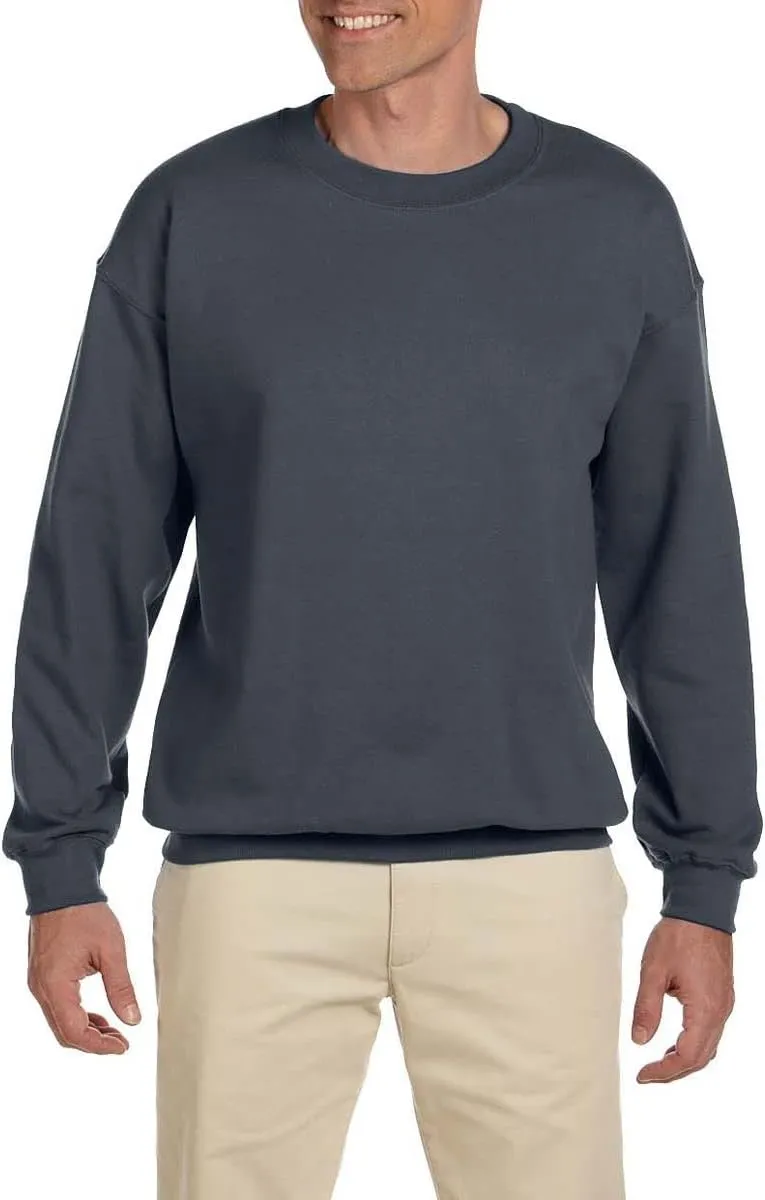 JustBlanks Sweatshirts for Men Fleece Mens Sweatshirt Cotton Blend Mens Crewneck Sweatshirt Regular-Fit Pullover Sweatshirt
