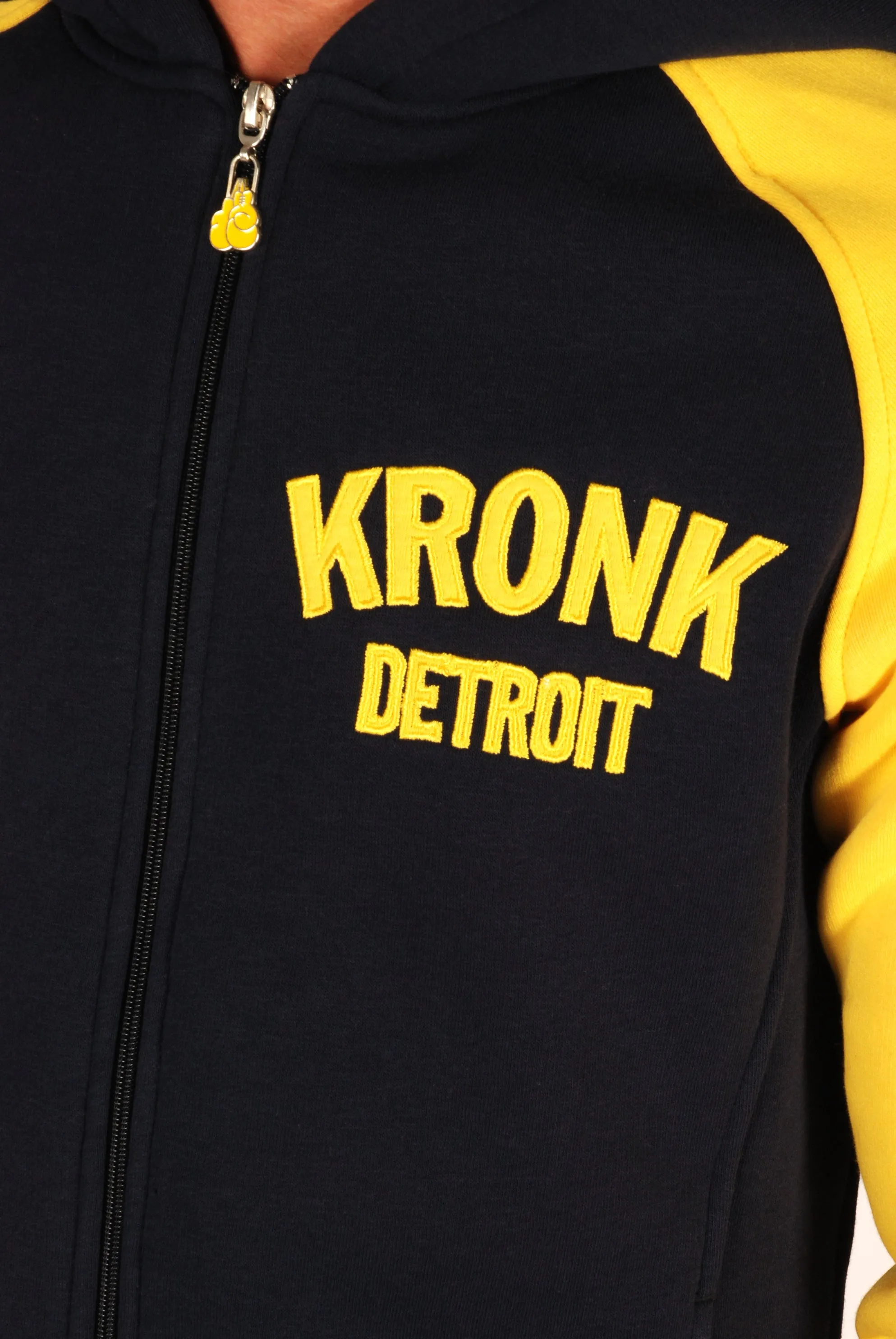 KRONK Detroit Zip Hoodie Regular Fit Navy