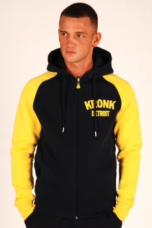 KRONK Detroit Zip Hoodie Regular Fit Navy