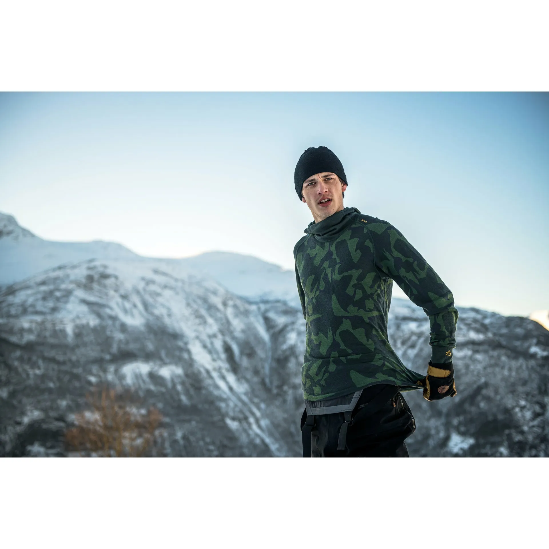 KVITEGGA MERINO 230 HOODIE MAN WOODS