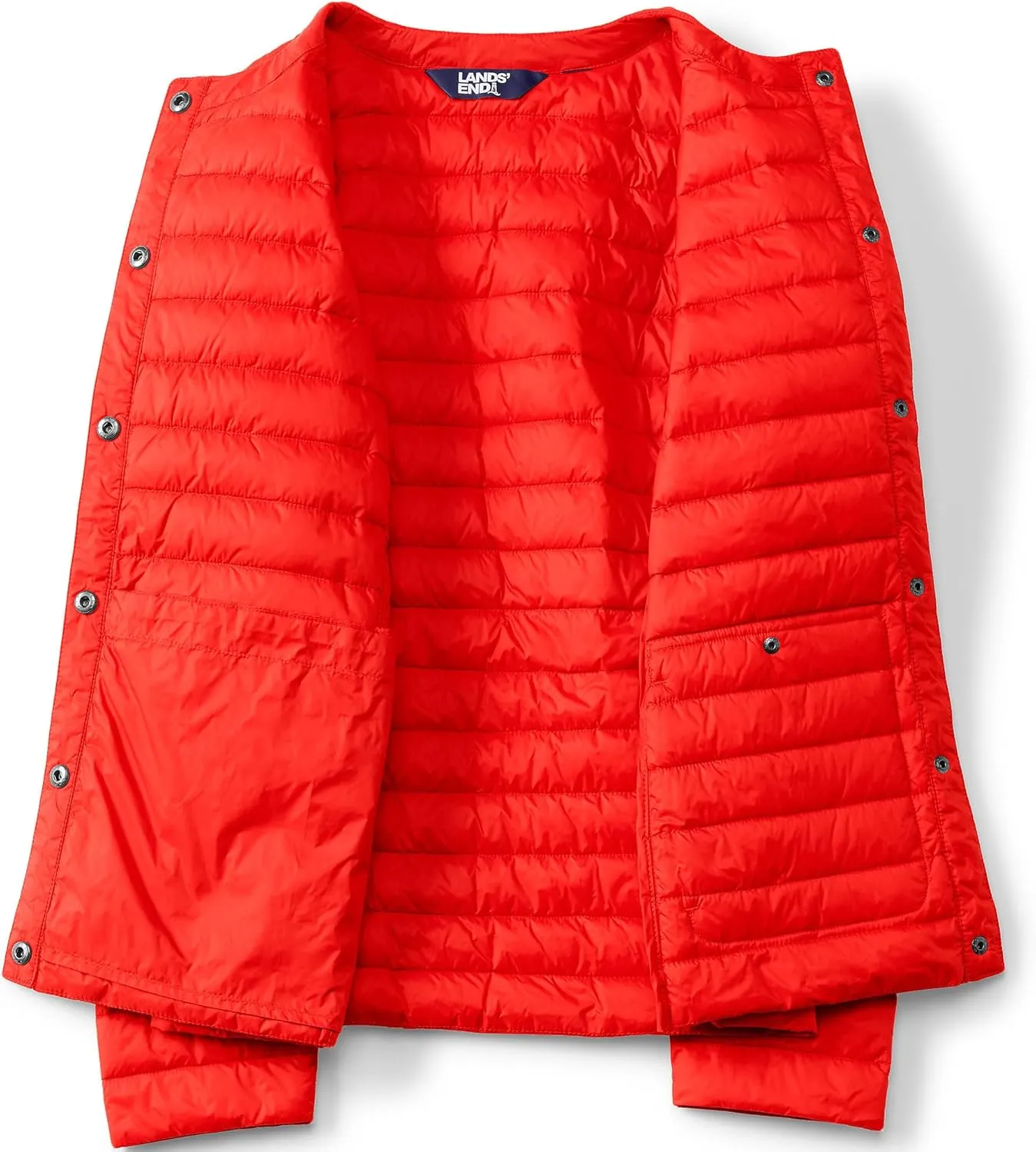 Lands' End Women's Wanderweight Collarless Down Jacket