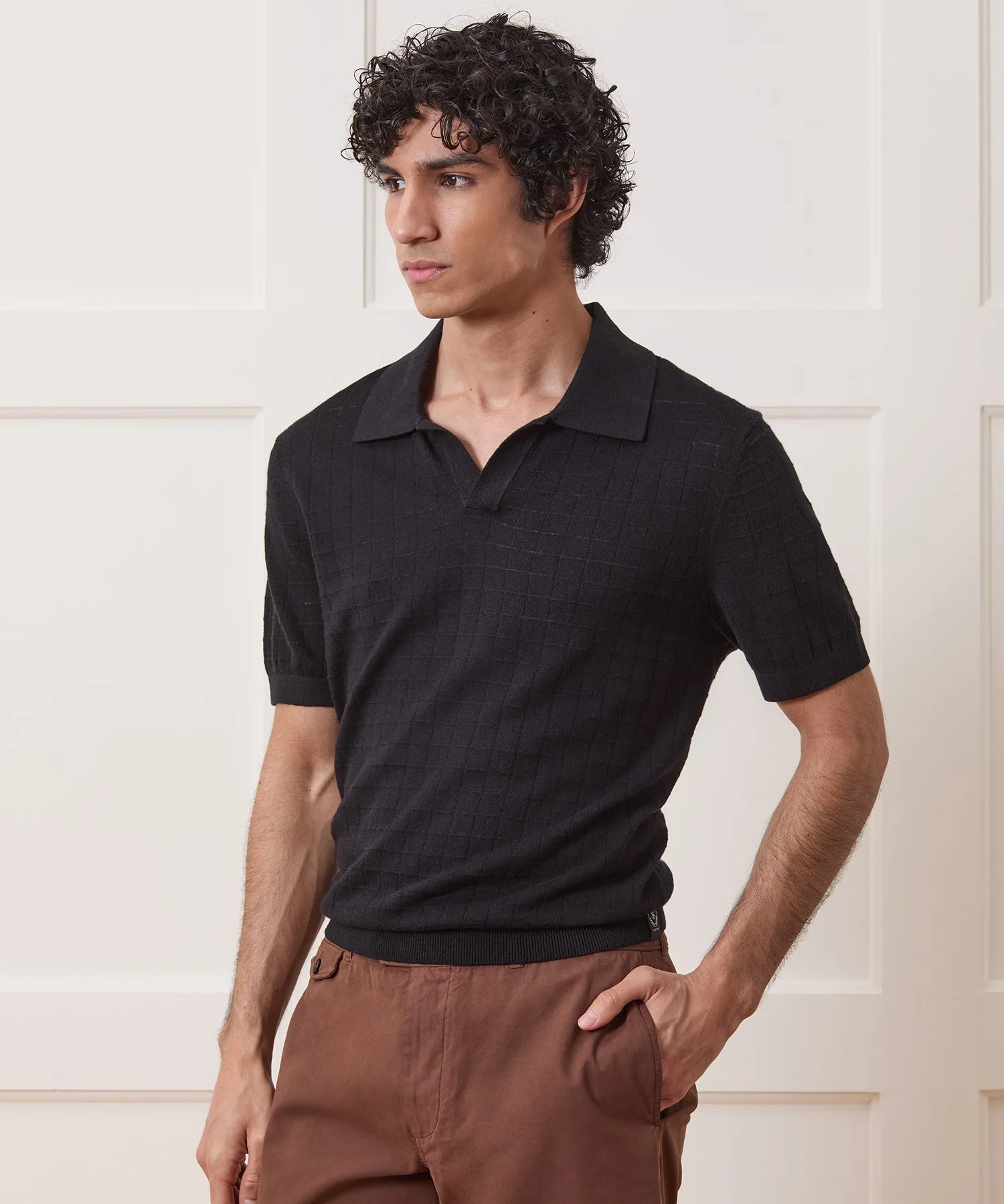 Linen Montauk Sweater Polo
