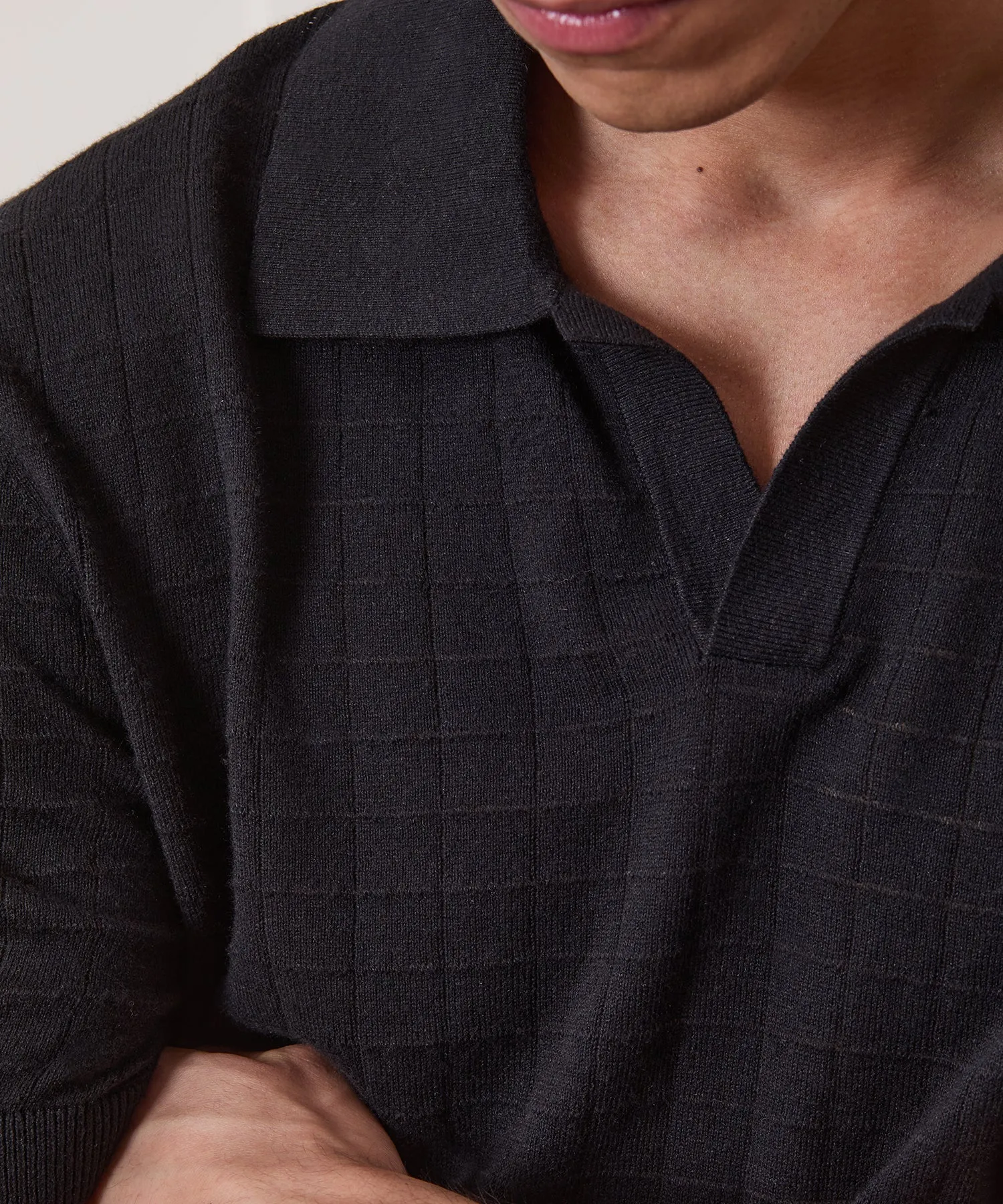 Linen Montauk Sweater Polo