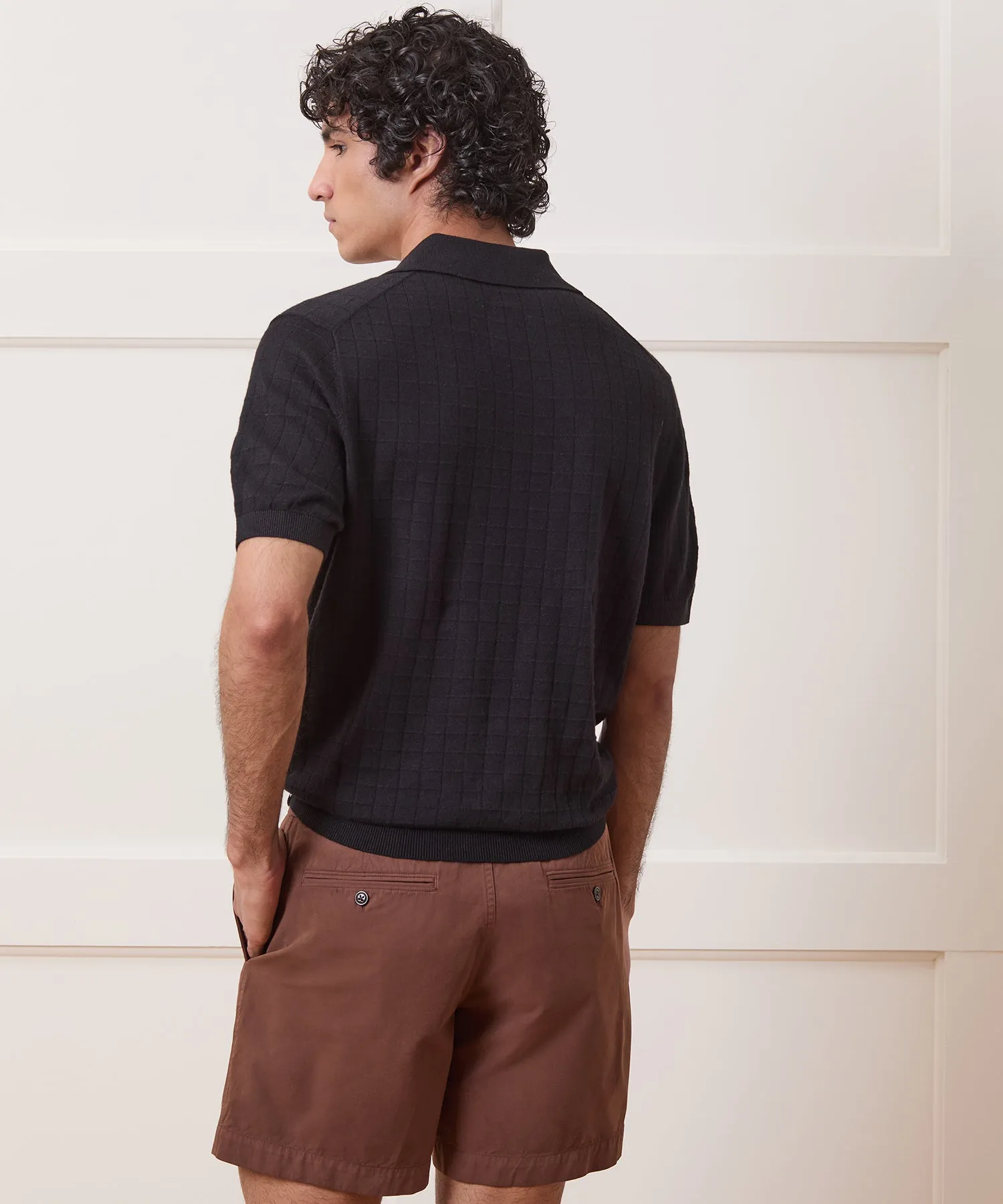Linen Montauk Sweater Polo