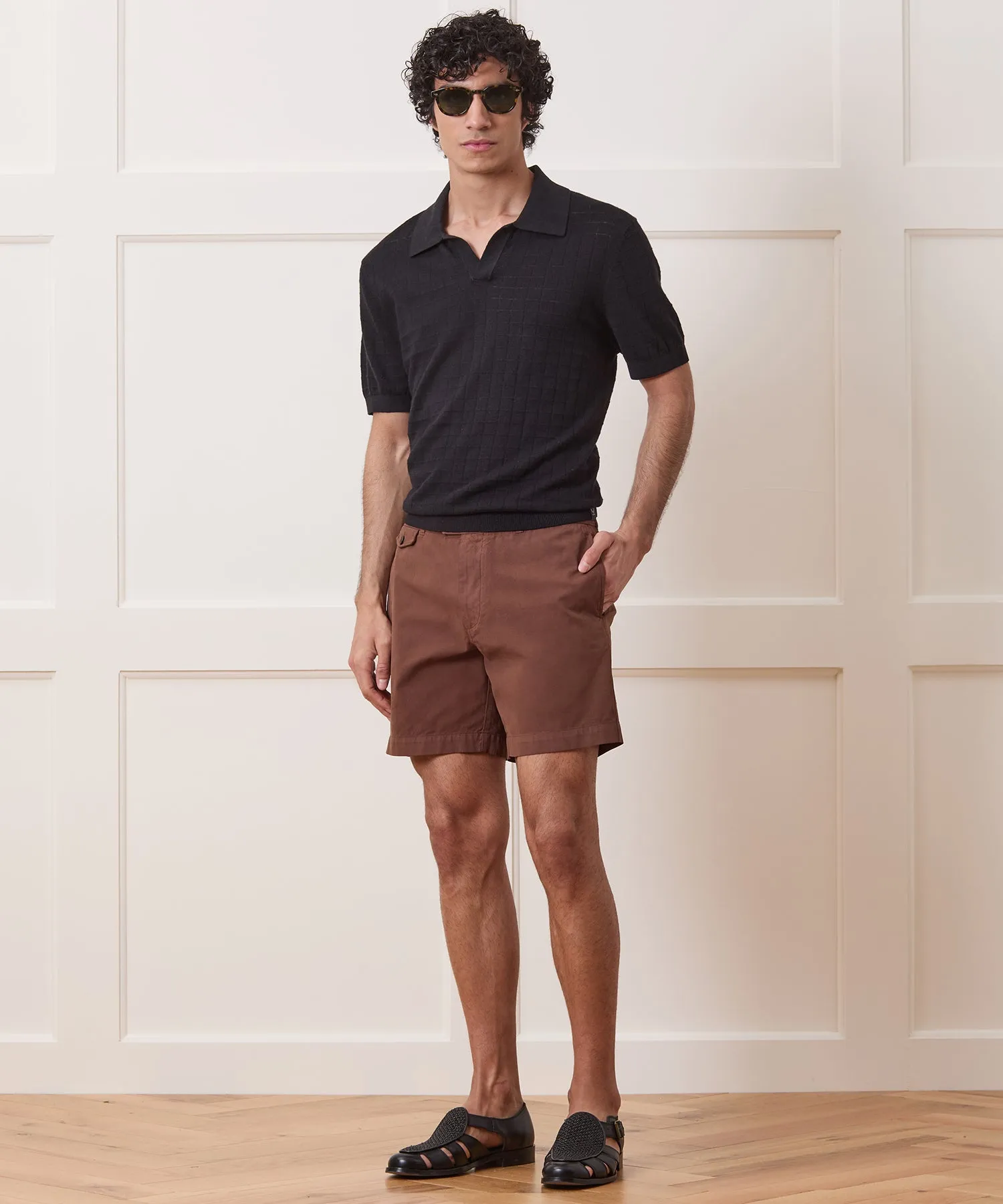 Linen Montauk Sweater Polo