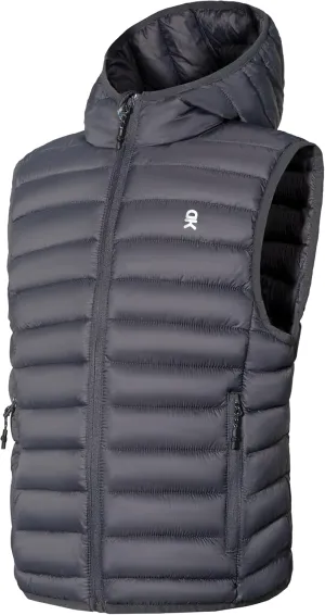 Little Donkey Andy Boys Winter Puffer Vest Packable Lightweight Faux Down Hooded Sleeveless Jacket 6-14 Years