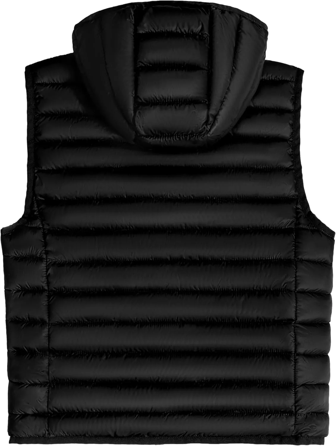 Little Donkey Andy Boys Winter Puffer Vest Packable Lightweight Faux Down Hooded Sleeveless Jacket 6-14 Years