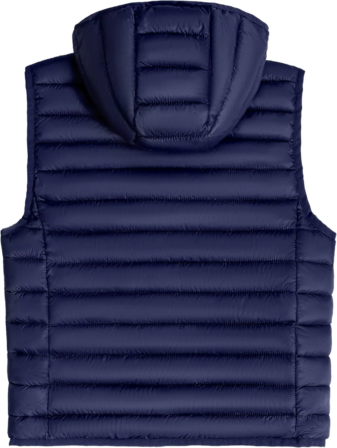 Little Donkey Andy Boys Winter Puffer Vest Packable Lightweight Faux Down Hooded Sleeveless Jacket 6-14 Years
