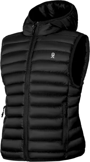 Little Donkey Andy Girls Winter Puffer Vest Packable Lightweight Faux-Down Hooded Sleeveless Jacket 6-14 Years