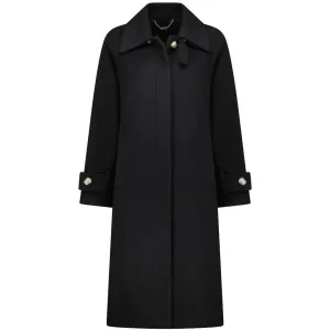 Maddie Women's Wool Coat - Black