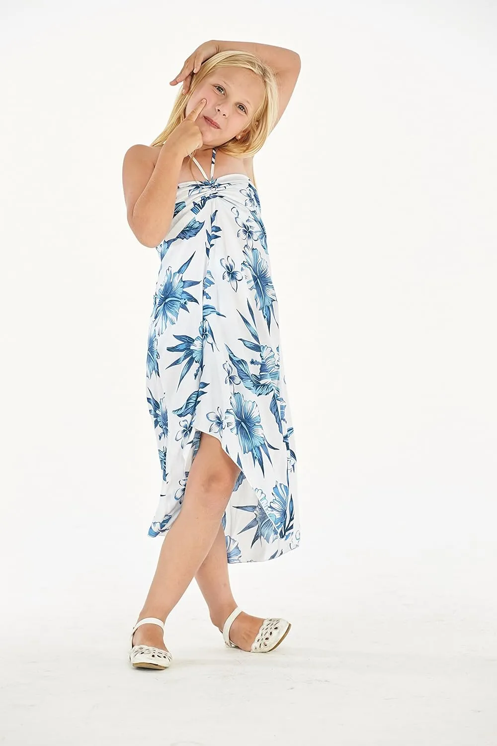 Matchable Family Hawaiian Luau Men Women Girl Boy Clothes in Day Dream Bloom