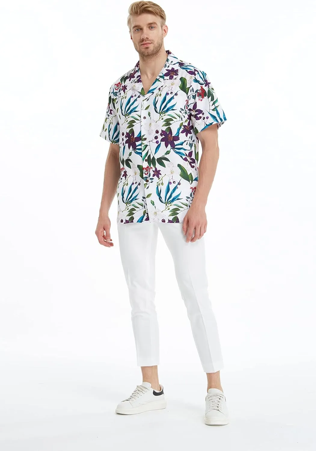 Matchable Family Hawaiian Luau Men Women Girl Boy Clothes in Purple Orchid