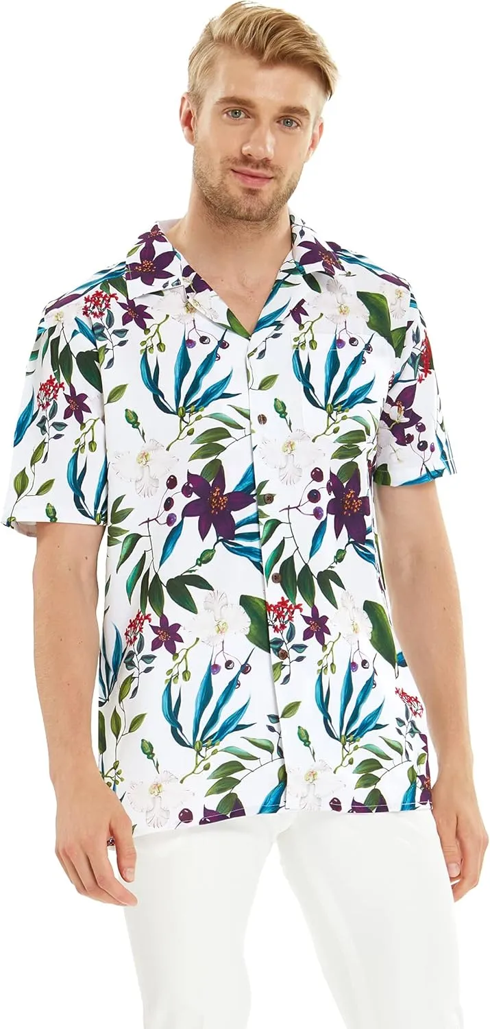 Matchable Family Hawaiian Luau Men Women Girl Boy Clothes in Purple Orchid