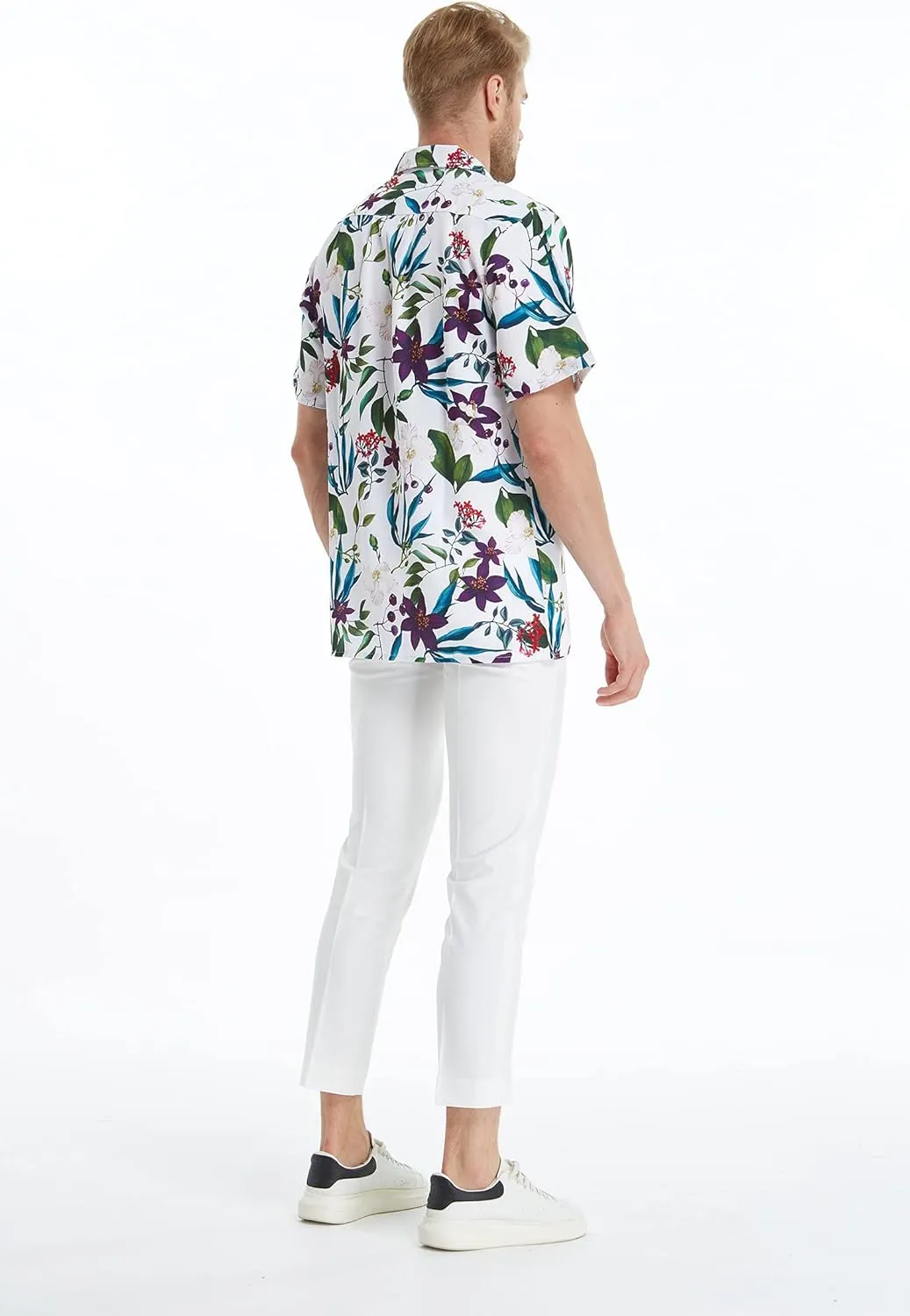 Matchable Family Hawaiian Luau Men Women Girl Boy Clothes in Purple Orchid