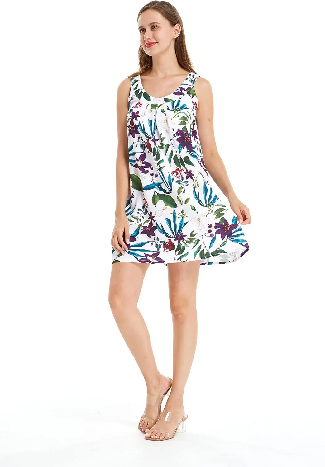 Matchable Family Hawaiian Luau Men Women Girl Boy Clothes in Purple Orchid