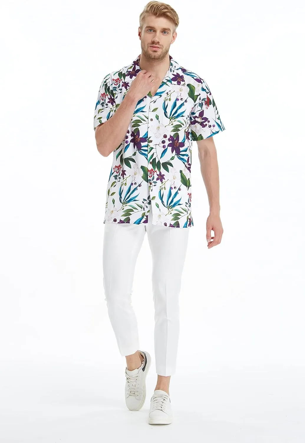 Matchable Family Hawaiian Luau Men Women Girl Boy Clothes in Purple Orchid