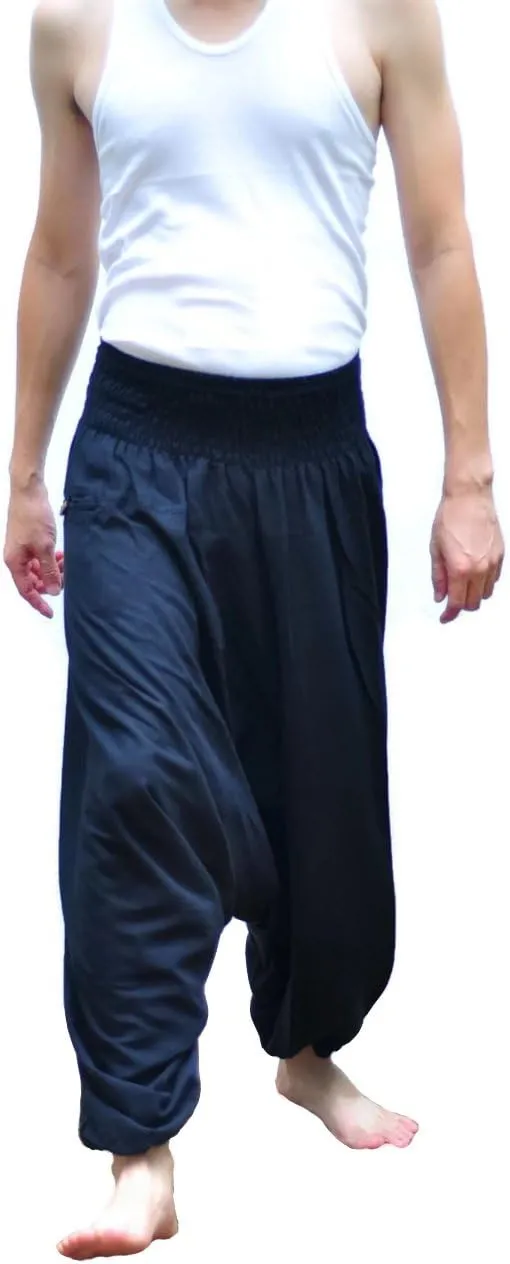 Mens Baggy Yoga Hippie Boho Aladdin Alibaba Harem Pants