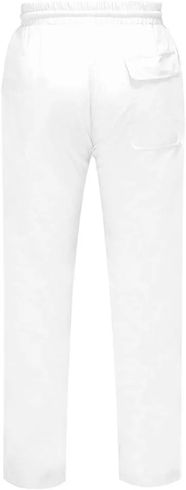 Mens Cotton Linen Pants Lightweight Drawstring Elastic Waist Trousers Loose Fit Hiking Joggers Yoga Beach Pants