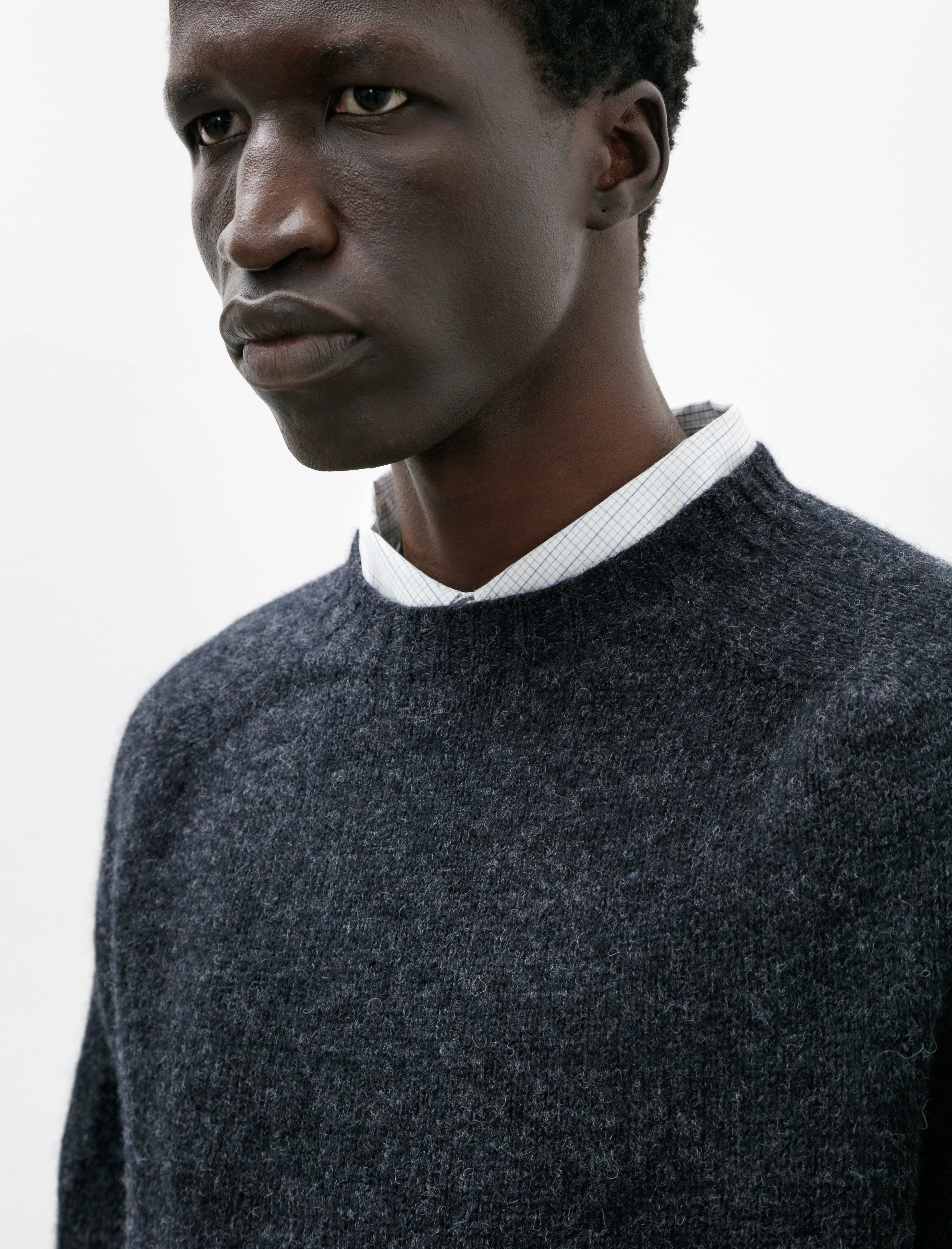Neighbour Pure New Wool Sweater Charcoal