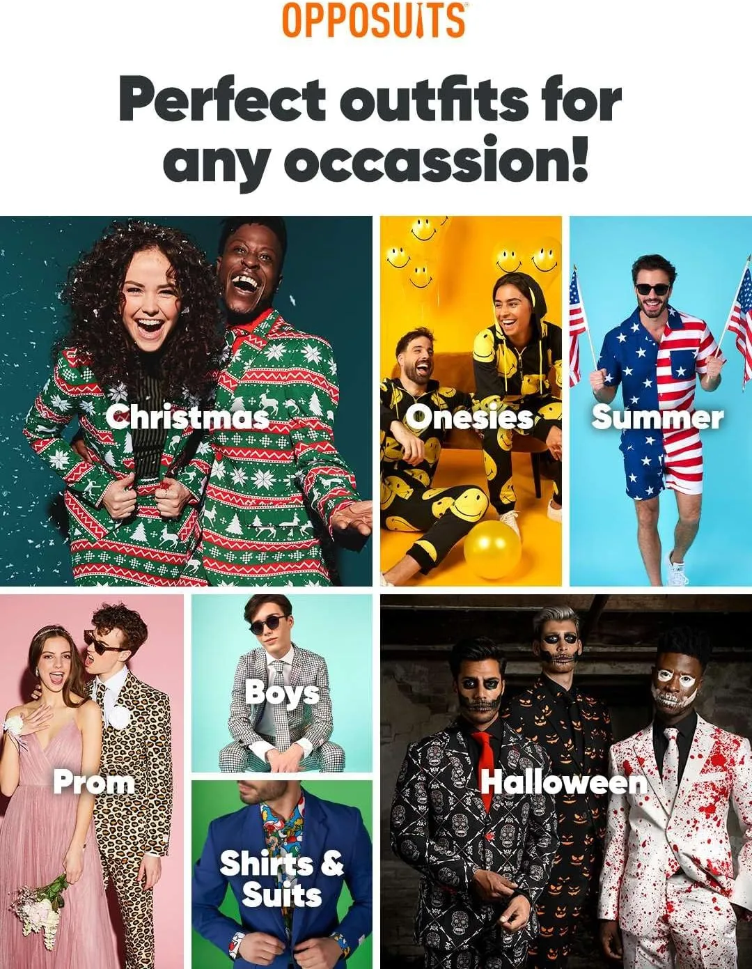 Opposuits Suit for Teen Boys Aged 10-16 Years - Crazy Designs - Slim Fit - Includes Matching Blazer Jacket, Pants & Tie