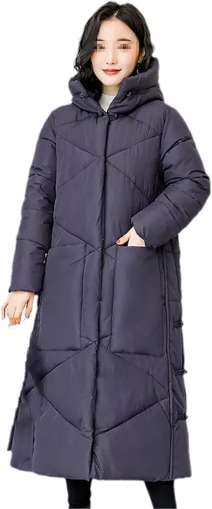 Parka Woman Loose Down Cotton-Padded Jacket With Thick Coat Restoring Ancient Ways Of Literature