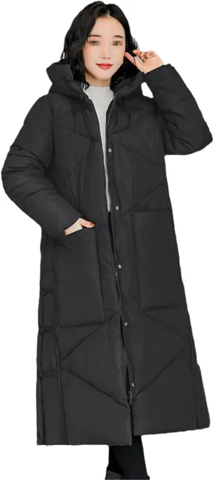 Parka Woman Loose Down Cotton-Padded Jacket With Thick Coat Restoring Ancient Ways Of Literature