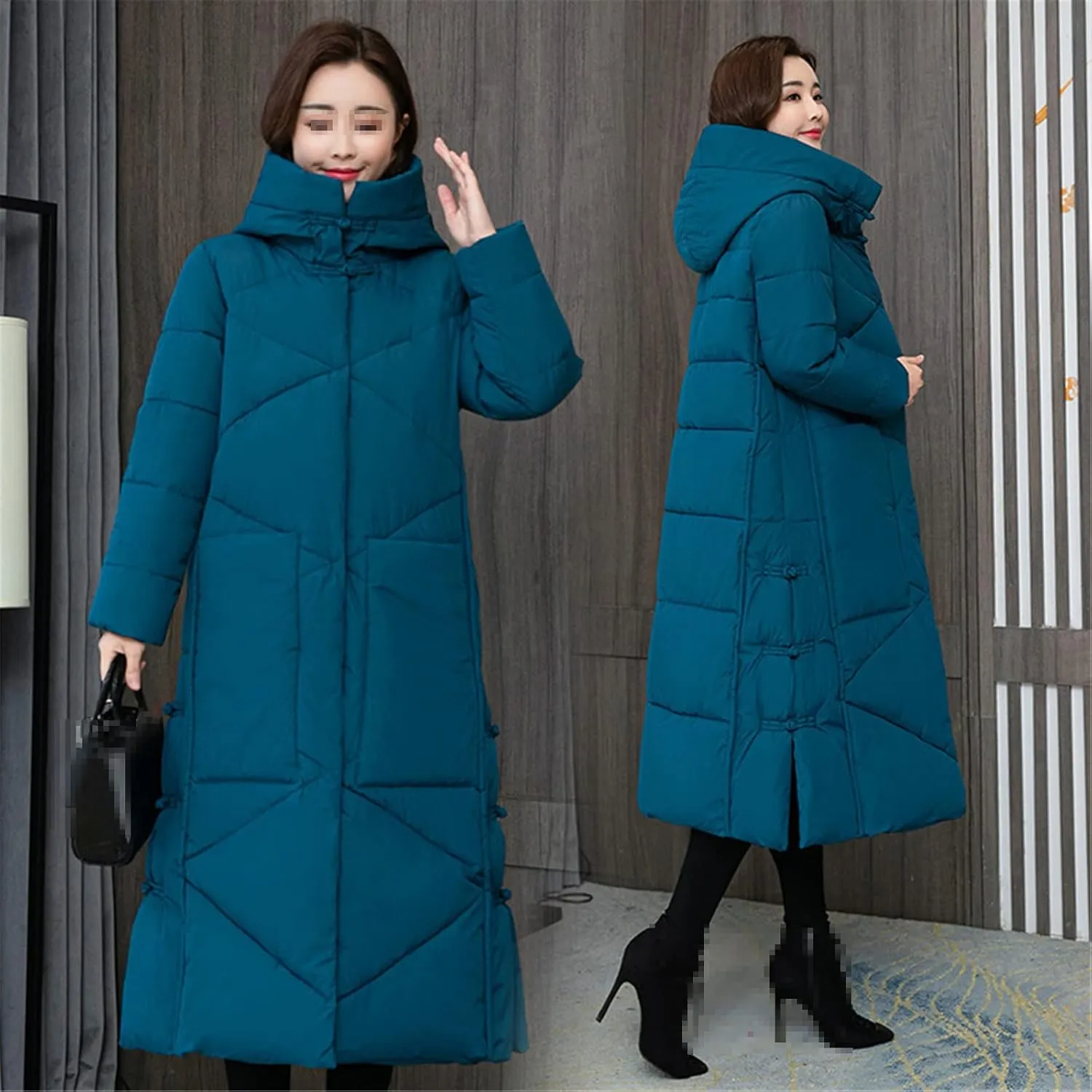 Parka Woman Loose Down Cotton-Padded Jacket With Thick Coat Restoring Ancient Ways Of Literature