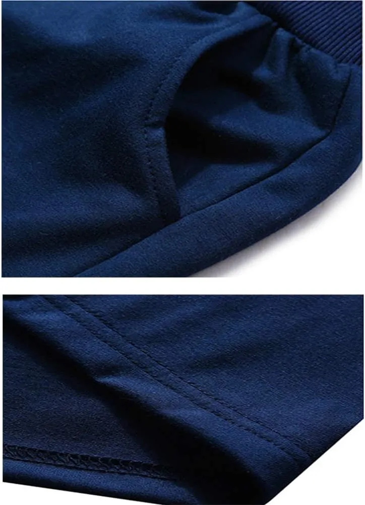 PASOK Men's Casual Tracksuit Full Zip Running Jogging Athletic Sports Jacket and Pants Set