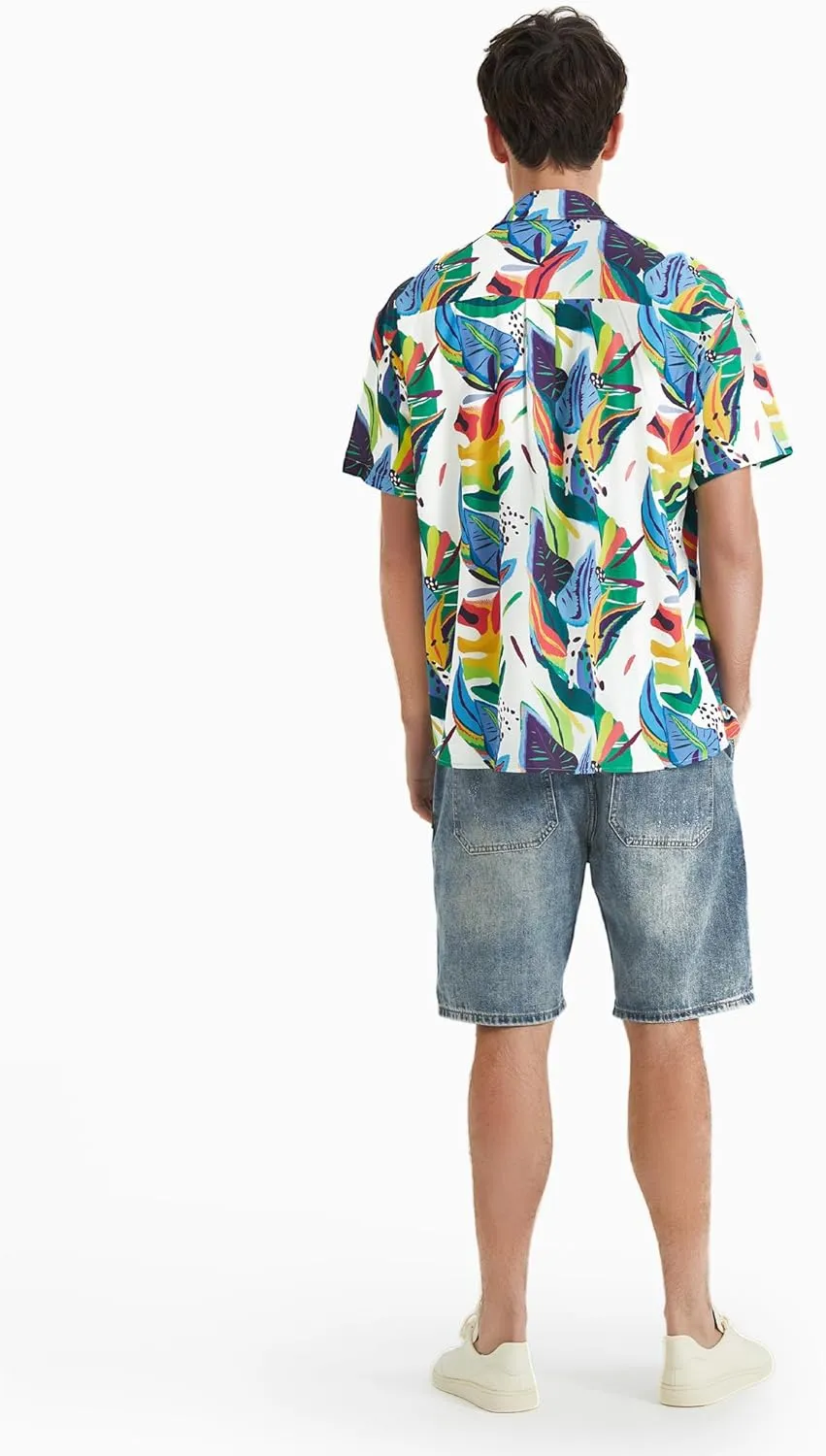 PATPAT Couples Matching Hawaiian Outfits: Beach Vacation Tropical Print Women Spaghetti Strap Maxi Dress or Men Cruise Shirt