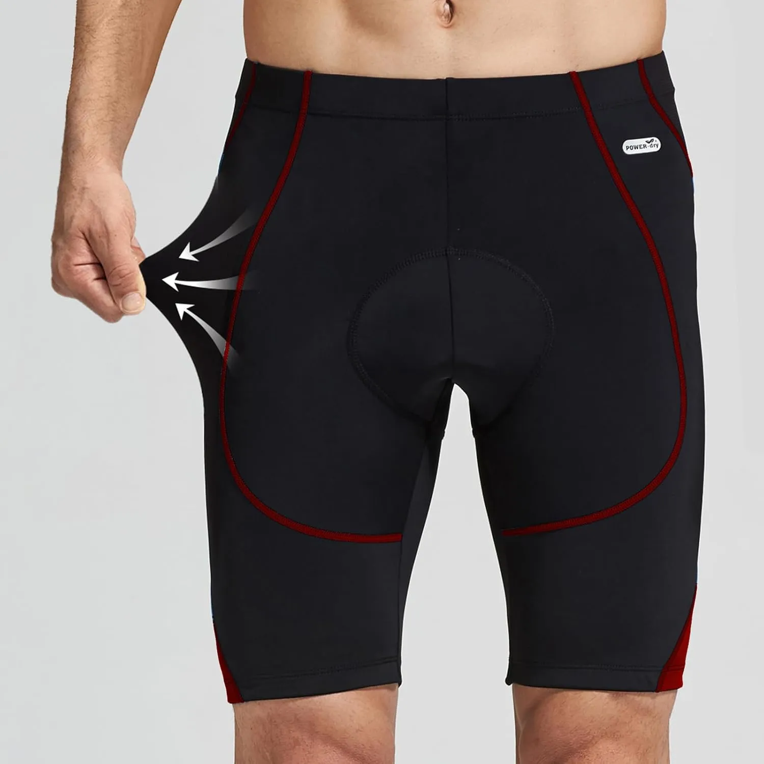 Santic Men's Cycling Shorts Padded Bicycle Riding Pants Bike Biking Clothes Cycle Wear Tights